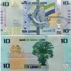 Сьерра - Леоне 10 леоне 2022 год UNC
