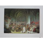 Альфонс Муха живопись 10х15 см