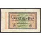 Банкнота 20000 марок 1923 год. Веймарская республика