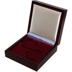 Футляр для 2 монет с капсулами 45.00 mm деревянный