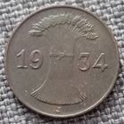 1 рейхспфенниг 1934 J