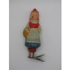 Каталог. Ёлочная игрушка "Красная шапочка". Прищепка. Ручной раскрас. СССР