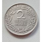 2 рейхсмарки Веймар 1925 год мд D