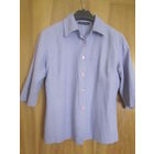 Блузка льняная бледно-сиреневого цвета