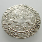 Полугрош 1560, Жигимонт Август, Вильно. Окончания легенд: Ав - L, Рв - LITVA