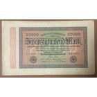 Банкнота 20000 марок 1923 год. Веймарская республика.
