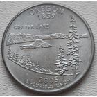 США 25 центов (квотер) 2005 P Oregon