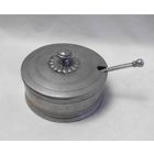 СЫРНИЦА Ёмкость для пармезана Икорница Сахарница Пьютер Антикварное олово Италия Cosi Tabellini