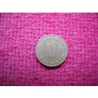 ФРГ 1 пфенниг D 1950 г. :