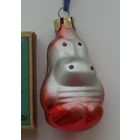 Ёлочная игрушка. Бегемотик. Б-25.