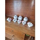 Фарфоровые шкатулки с декоративными корзинками