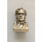 Бюст из серии классики русской и мировой литературы: Иван Крылов - нacтoящee кyльтypнoe явлeниe в pyccкoй жизни. Писатель-баснописец, библиотекарь. Скульптор С.Шапошников, 1962г. (Мытищи). Обмен