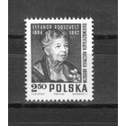 1964 Польша Mi PL 1532 - 80 лет, Э. Рузвельт - 1 марка MNH **  юбилеи