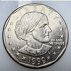 США 1 доллар 1999г P. Сьюзен Энтони UNC