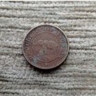 Werty71 Либерия 1/2 цента 1937 Слон Корабль 1 1