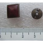 Петличный знак кубарь на винту