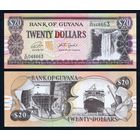Гайана 20 долларов 2018 г. (P-30g, UNC) [De la Rue]