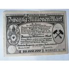 Германия, нотгельды, 20000000 марок 1923 год, ассоциация промышленников Нижнего Рейна