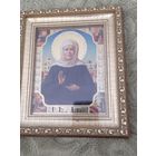 Икона Матрона Московская золочение блеск 26/22