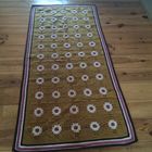 Коврик на пол/накидка на кровать ручной работы 84х170см