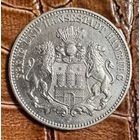 Монета 2 марка 1903 год. Гамбург. Германская империя. В хорошем состоянии