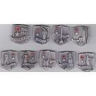 Города-герои: Москва, Новороссийск, Севастополь, Киев, Ленинград, Керчь, Тула (2 варианта) и Волгоград.