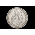 5 франков 1845 г. Франция, Луи Филипп I. Кабинетная патина!