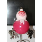 Елочная стеклянная игрушка НЕВАЛЯШКА МАТРЕШКА