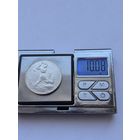 50 копеек 1924 года. ПЛ. Серебро 900. Монета не чищена. 45582.