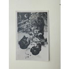 Фотооткрытка   с новым годом   1957   9х14 см