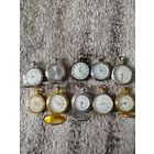 Часы Де Агостини 10 шт,кварт,одни точно идут остальные нужно проверять,с рубля