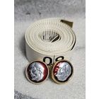 Значок с Лениным в профиль