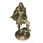 Статуэтка Девушка воительница Металл