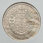 Новая Зеландия 1/2 кроны 1951 г. В холдере