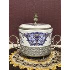 Очень красивая сахарница, Англия, клеймо, много лотов с рубля