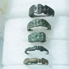 Лот колец #7 - перстни ВКЛ, 3 с точечным рисунком ( мужское, женское и детское) и 2 перстня " рукопожатие"