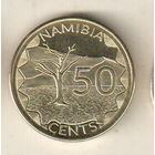 Намибия 50 цент 2025