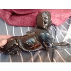 Статуэтка Пресс-папье кабинетное Сфинкс тяжелый металл чугун?