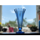 Ваза старый Неман J. Stolle цветное стекло