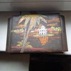 Шкатулка винтажная, ручная роспись ,Вьетнам