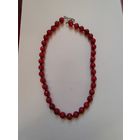 Бусы из рубелита