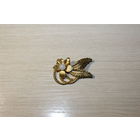 Брошь времён СССР, размер 5.5*3.5 см., тяжёлый металл.