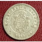 Саксония 1 новый грош/10 пфеннигов 1865