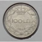 Румыния 100 лей 1943 г. В холдере