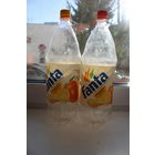 Редчайшие две бутылки из напитка Fanta АПЕЛЬСИН из 90-х одной партии
