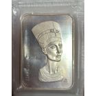 20 рублей 2010 Беларусь Нефертити серебро 28,28г 925 пр.