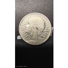 2 злотых 1933 год Ядвига с рубля.