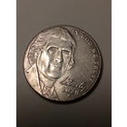 5 центов США 2020 P год