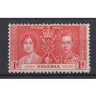 1937 Нигерия ** 1d, Коронация