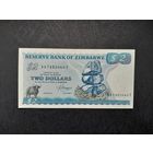 2 доллара 1983 года. Зимбабве.  aUNC. Распродажа